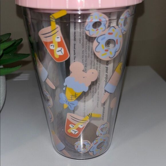 Disney Pink Ice Cream Tumbler with Straw - Picture 2 of 4